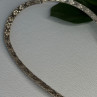 Elegant Italy 925 Sterling Silver Necklace Length 17.5 Inch