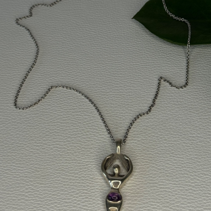 925 Sterling Silver Amethyst 