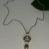 925 Sterling Silver Amethyst 