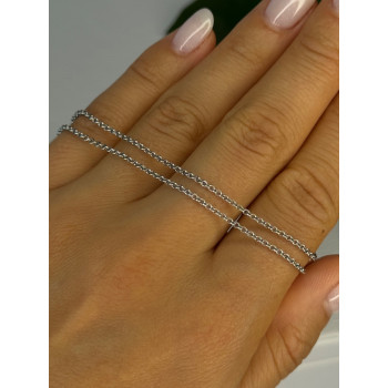 925 Sterling Silver Figural Amethyst Necklace Length 18 inch