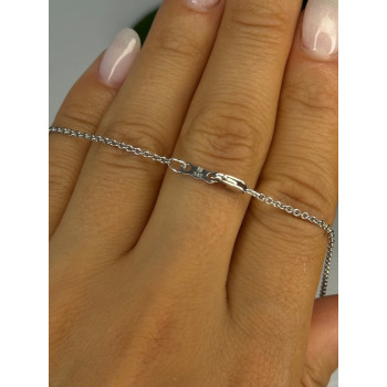 925 Sterling Silver Figural Amethyst Necklace Length 18 inch