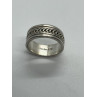 925 Sterling Silver & Spinner Geo Art Ring Size 7