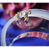 925 Sterling Silver Purple Iolite Stud Earrings