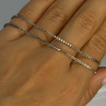 925 Sterling Silver Onyx & Abalone & Marcasite Necklace Length 25 Inch
