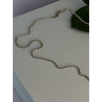 Vintage 925 Sterling Silver Sodalite Necklace Length 20 inch