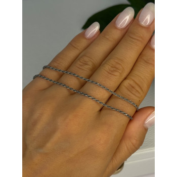 Elegant Vintage 925 Sterling Silver Marcasite Necklace Length 17.5 inch