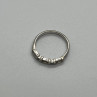 925 Sterling Silver & CZ Ring Size 6.5