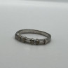 925 Sterling Silver & CZ Ring Size 6.5