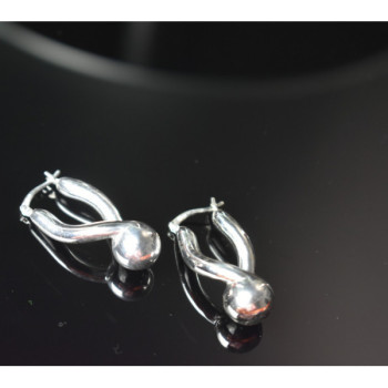 925 Sterling Silver Earrings Italy