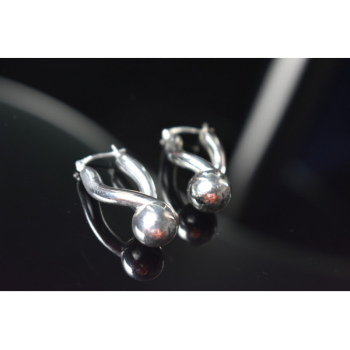 925 Sterling Silver Earrings Italy