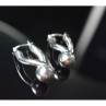 925 Sterling Silver Earrings Italy