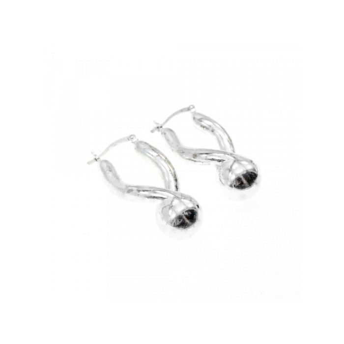 925 Sterling Silver Earrings Italy