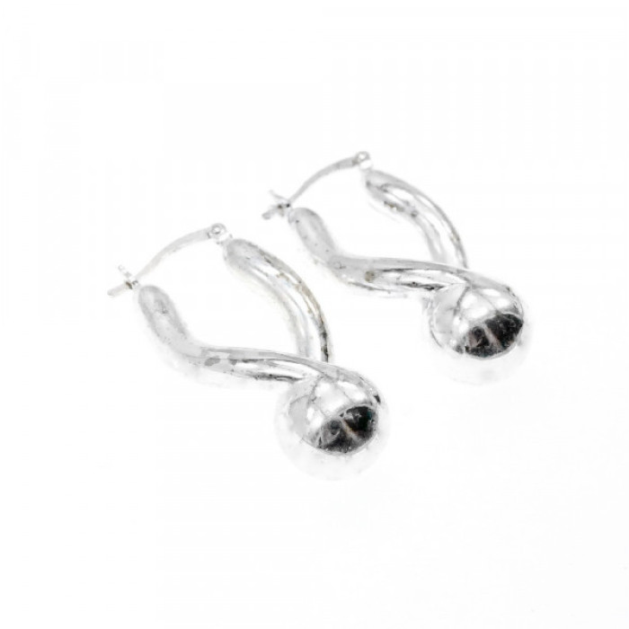 925 Sterling Silver Earrings Italy