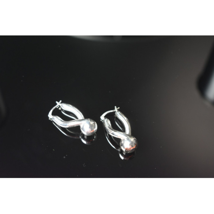 925 Sterling Silver Earrings Italy