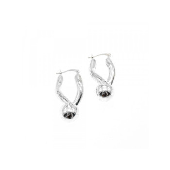 925 Sterling Silver Earrings Italy