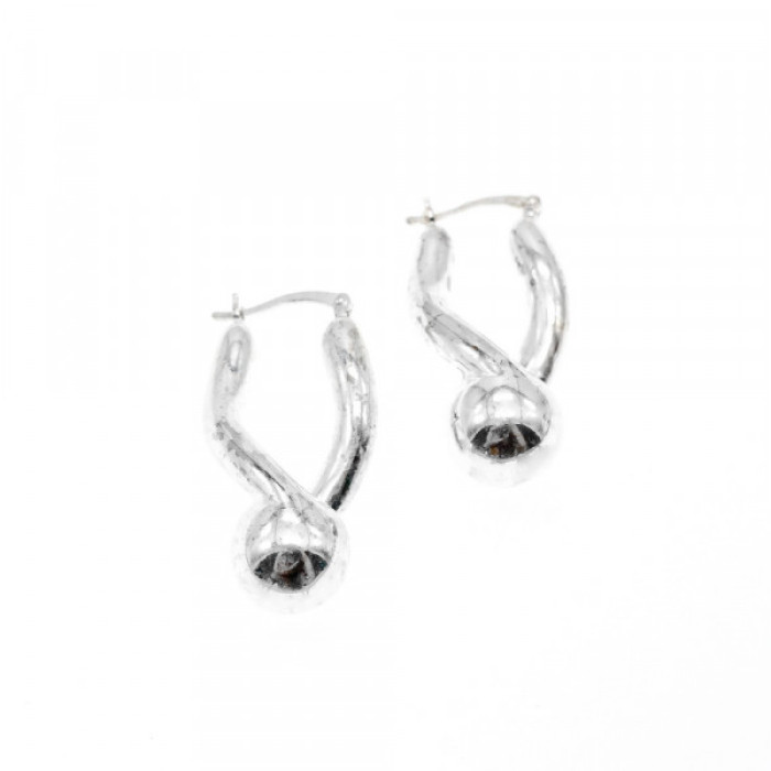 925 Sterling Silver Earrings Italy