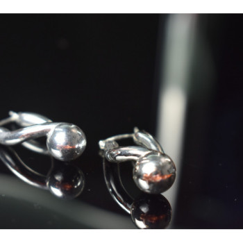 925 Sterling Silver Earrings Italy