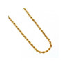 925 Sterling Silver Gold plated Chain Italy 19.6 In