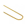 925 Sterling Silver Gold plated Chain Italy 19.6 In