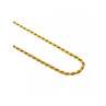 925 Sterling Silver Gold plated Chain Italy 19.6 In