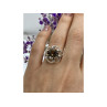 925 Sterling Silver Brown Tourmaline Ring Size 6.5