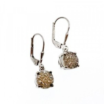 925 Sterling Silver Pyrite Earrings