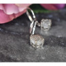 925 Sterling Silver Pyrite Earrings