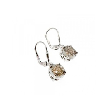 925 Sterling Silver Pyrite Earrings