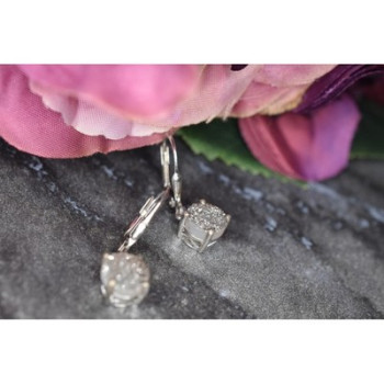 925 Sterling Silver Pyrite Earrings
