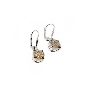 925 Sterling Silver Pyrite Earrings
