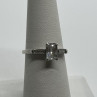 925 Sterling Silver & CZ Ring Size 6.5