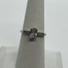 925 Sterling Silver & CZ Ring Size 6.5