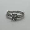 925 Sterling Silver & CZ Ring Size 6.5