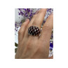 925 STERLING SILVER GARNET RING SIZE 8