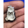 925 Sterling Silver Black & White CZ Panda Pendant