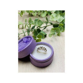 925 Sterling Silver Dark Blue Spinel 