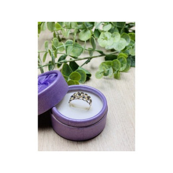 925 Sterling Silver Dark Blue Spinel 