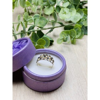 925 Sterling Silver Dark Blue Spinel 