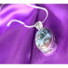 925 Sterling Silver Jasper Chain With Pendant