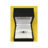 925 Sterling Silver Purple CZ Ring Size 8.5