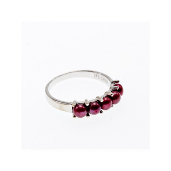 925 STERLING SILVER CHERRY PEARLS RING SIZE 7