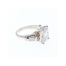 925 Sterling Silver White/colorless CZ Ring Size 5.5