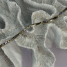 14K Yellow Gold Tanzanite & Diamond Bracelet Length 7.5 Inch