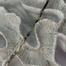 14K Yellow Gold Tanzanite & Diamond Bracelet Length 7.5 Inch