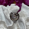 925 Sterling Silver Tourmalines Magic Ring Size 8