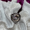 925 Sterling Silver Tourmalines Magic Ring Size 8