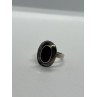 925 Sterling Silver & Onyx Soma Ring Size 5
