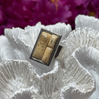 Vintage 925 Sterling Silver Yashma Versions Ring Size 7