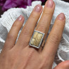Vintage 925 Sterling Silver Yashma Versions Ring Size 7