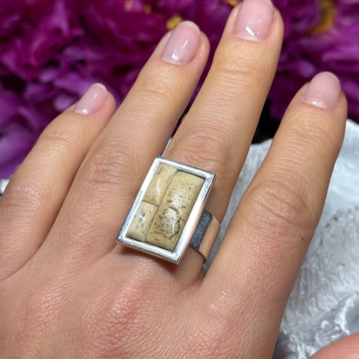 Vintage 925 Sterling Silver Yashma Versions Ring Size 7